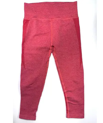 Muscle Nation Shape Up Seamless 7/8 Leggings, Poppy Marl, Small (4-6), High Rise