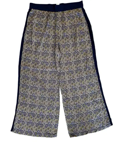 Matty M Sz XL Pants Womens NWT Lightweight Pattern Wide Leg Palazzo Rayon