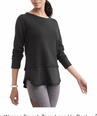 Avia Black Athletic Top Size Medium