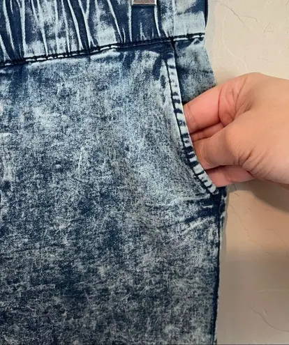 Bullhead Acid Washed Denim Joggers Size XS