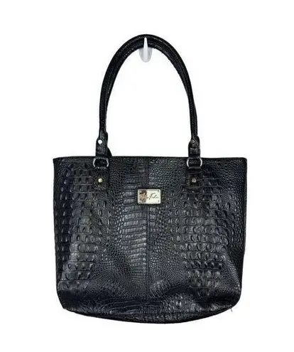 Marc Fisher  Embossed Croc Faux Leather Large Tote Purse - Image 1