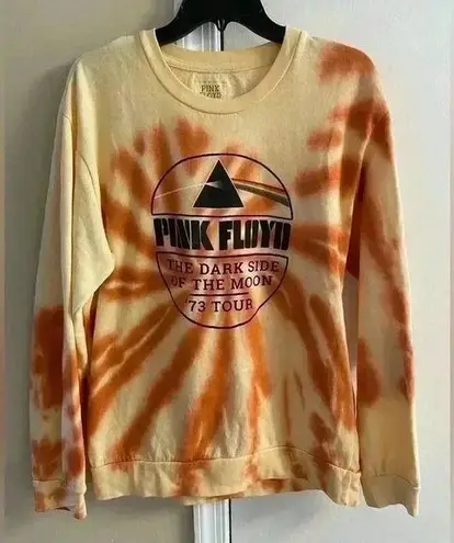 Pink Floyd  the dark side of the moon’73 tour tie dye crewneck sweatshirt.Medium