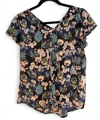 Fun 2 Fun Size S Sheer Floral V