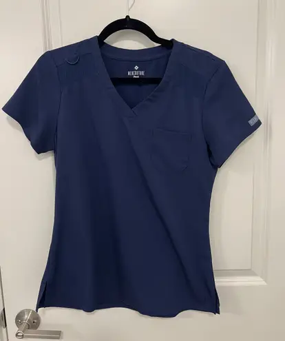 Med couture Blue Scrub Top
