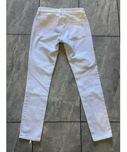 DL1961 Emma Power Legging Jeans Womens 27 White Smart Denim Moto Stretch Pants