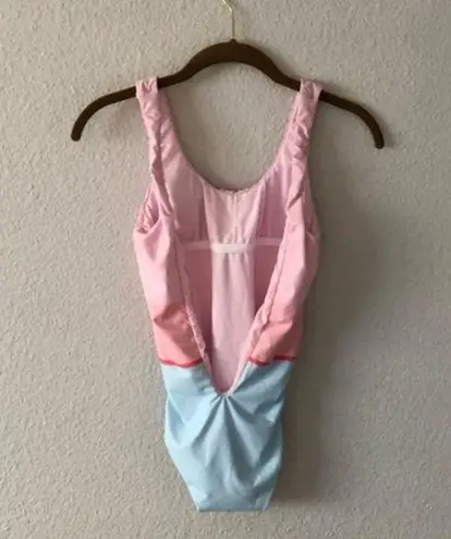 The Bikini Lab Pineapple One Piece NWT Pink Blue