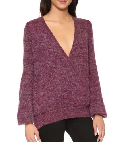 Free People  Karina Wrap Sweater Wool Mohair Alpaca size XS Extra Small