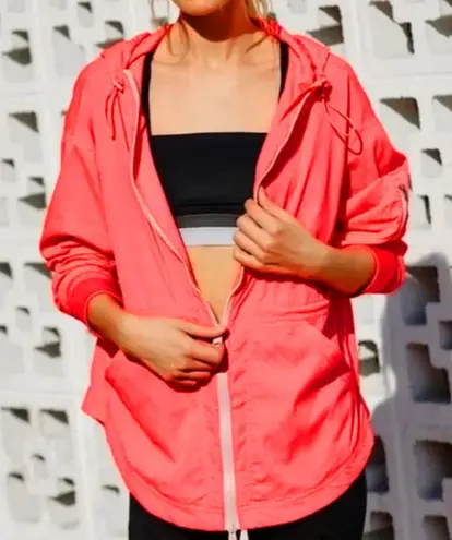 Free People Movement Coral Wild Jacket Pink Size L