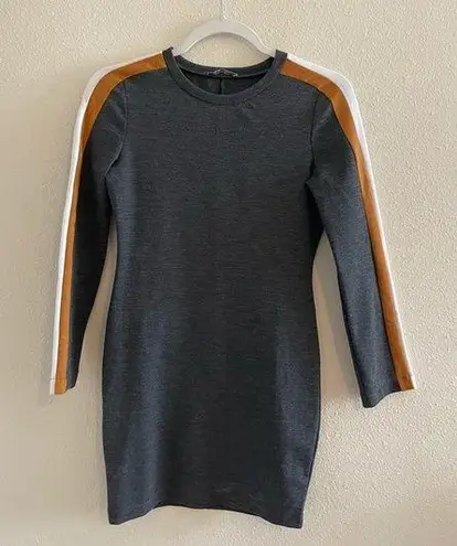 ZARA long-sleeve tight dress