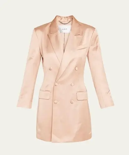 ALC Frank A. L. C Satin Shirtdress/ Jacket Blazer WORN ON TV