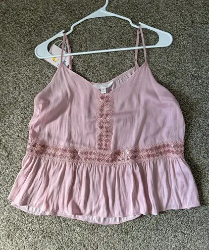 LC Lauren Conrad Lauren Conrad Pink Tank Top