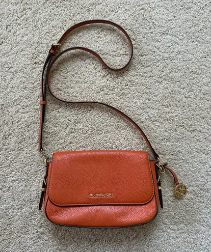 Michael Kors Bedford Legacy Burnt Orange Crossbody Bag