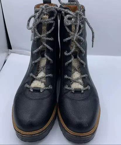 Indigo rd. faux-fur hiker moto boots women’s Size 8 1/2M