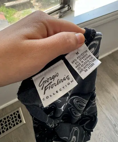 Stretchy Skirt And Tank Set Black Size M