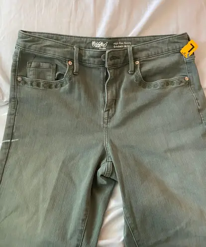 Mossimo Denim Sage Green High Waisted Pants 