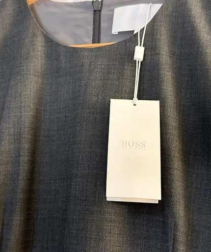 Hugo Boss NWT Women's Dibena Colorblock Stretch Wool Sheath Dress