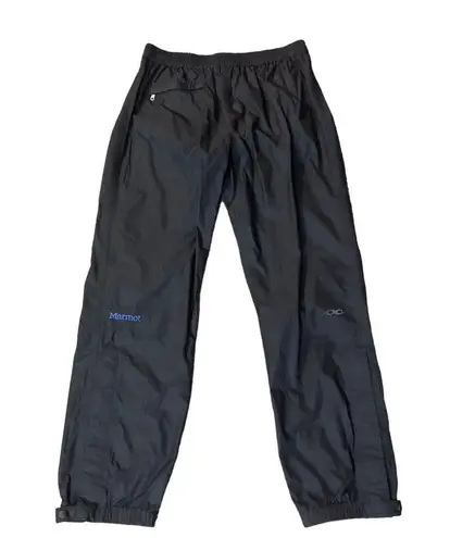 Marmot  Wind Pants Womens L Used Unlined Black Outdoor Nylon