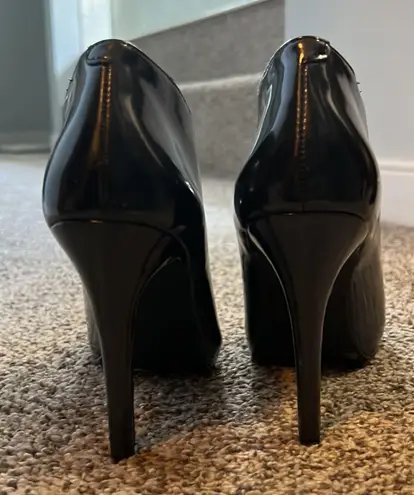 BCBGeneration Open Toe Bootie Heels - Image 4