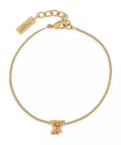 Saint Laurent Opyum Twist Bracelet in Metal