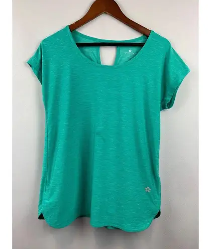 Tuff Athletics Womens Teal Performance Tee S