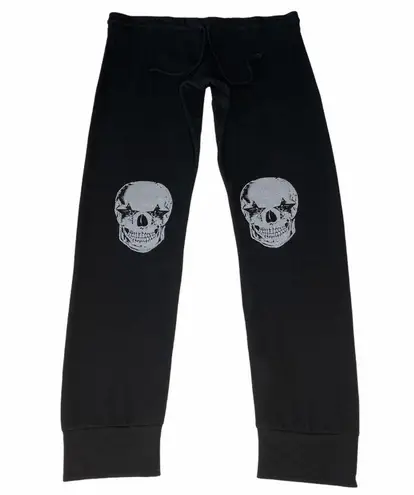 Lauren Moshi ✰ Kizzy Star Eye Skull Sweatpants ✰ Super Soft Material ✰ Jet Black