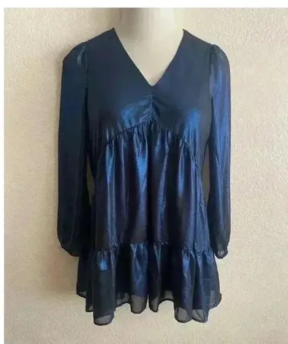 MELLODAY 🆕 Chiffon Tier Tunic Top XS🆕