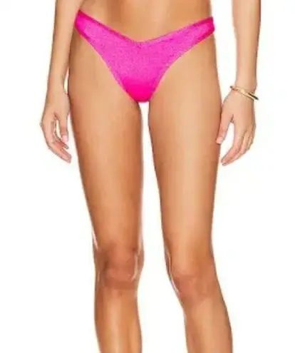 Revolve  VDM Kate Reversible Bikini Bottom In Milano Pink Sz S