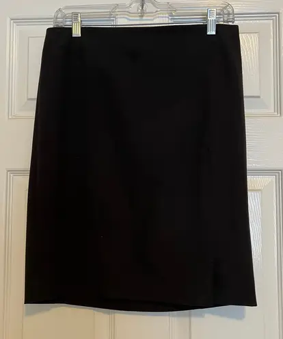 DKNYC Black skirt exposed gold back zipper 2