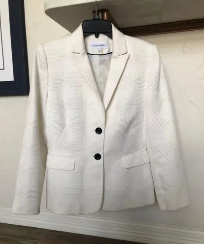 Calvin Klein White Blazer