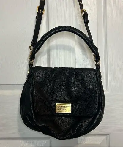 Marc by Marc Jacobs Classic Q Lil Ukita black leather bag.