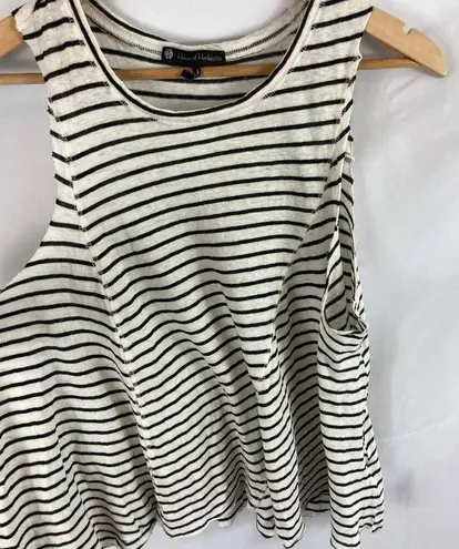 House of Harlow 1960 striped linen blend tank size small
