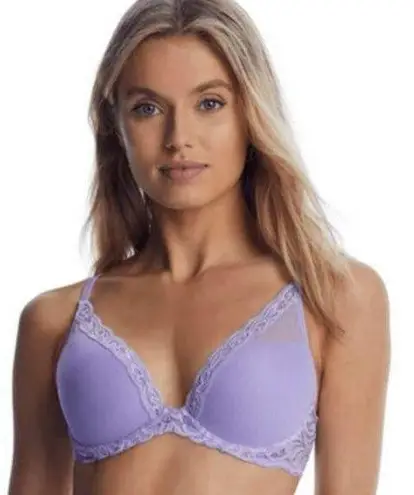 Natori 💕💕 Feathers Underwire Contour Bra ~ Violet Tulip 30D NWT