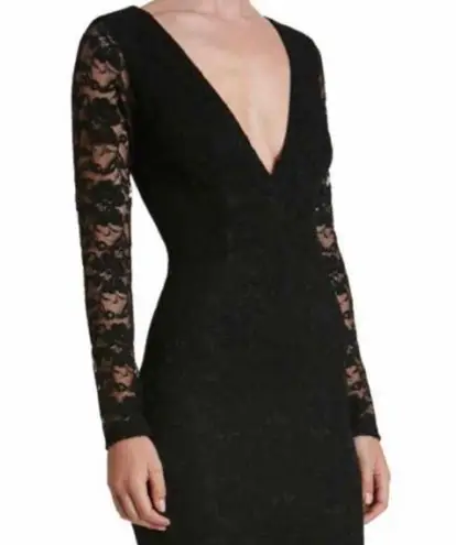 Dress the Population NWOT  Erica Black Lace Mini Dress