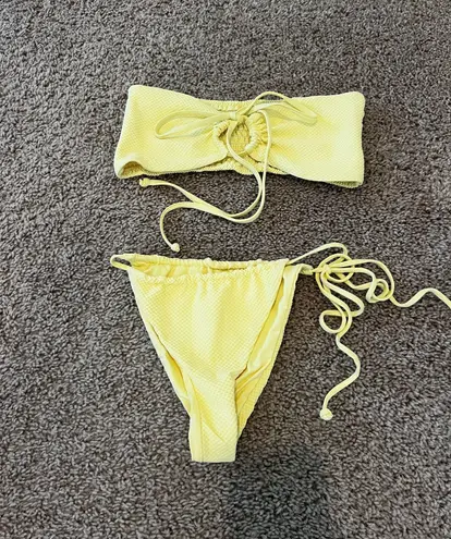 Stone Fox Swim Light Yellow Bikini