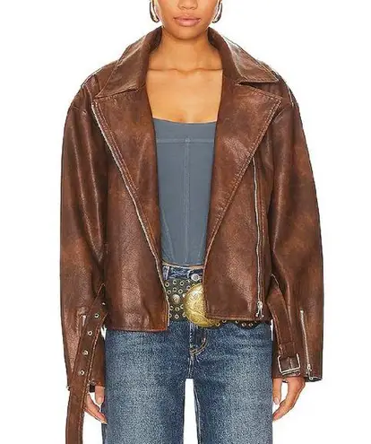 superdown NWT  lana faux leather jacket