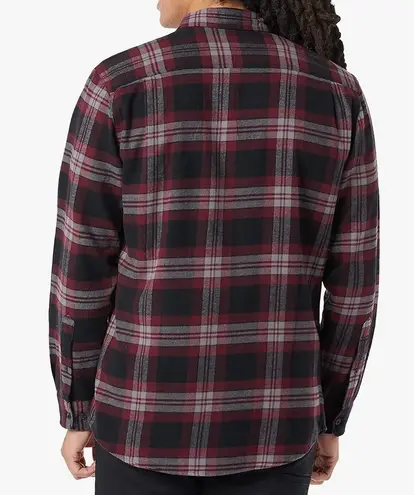 Amazon Essentials Red and Black Casual Button Down Shirt