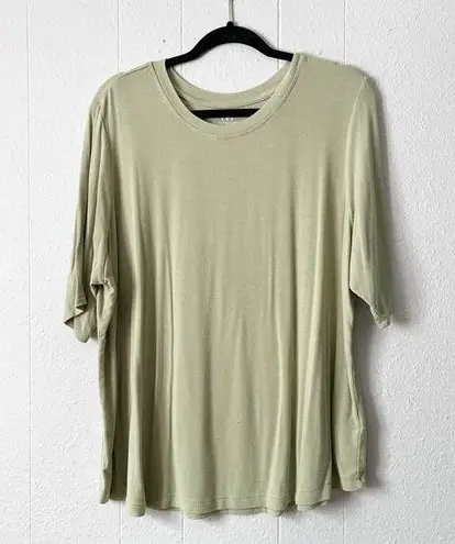 Magaschoni Womens T-Shirt 2X Soft Stretch Relaxed Micromodal Casual Minimalist