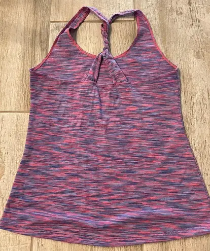 Avia Twist Back Striped Athletic Tank