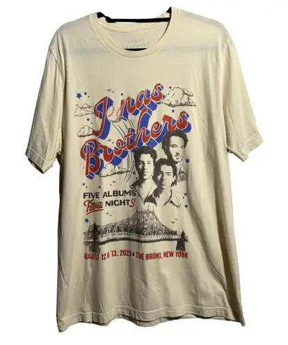 2023 Jonas Brothers Opening Night Yankee Stadium T Shirt XL Tour New York