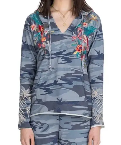 Johnny Was Nohea French Terry Raw Edge Matching Set - Hoodie (S) and Pants (XS)