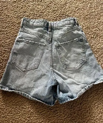 ZARA High Waisted Mom Shorts