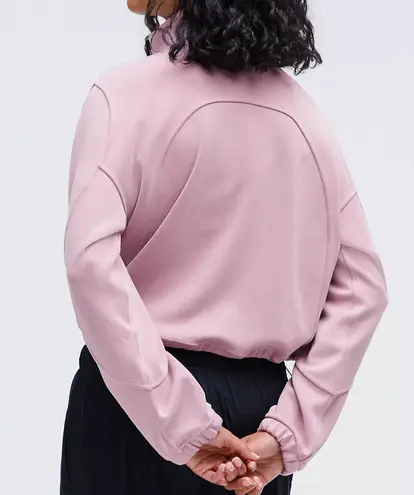 Lululemon Brushed Softstreme Half Zip ColourRose Blush