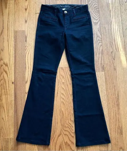 Banana Republic  Rare The Flare Jean Dark Denim Blue 70’s Flare Women’s Size 26