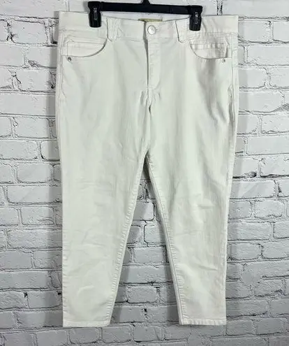 Democracy Women's White "Ab" Solution Jeans Size 16 (D4)