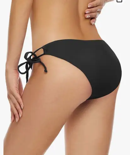 Bellecarrie Women's Tie Side Bikini Bottoms Mid Rise String Bathing Suits Bottom