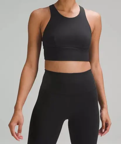 Lululemon Wunder Train Bra Long Line Black size 6 NWT