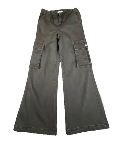 RD Style RSQ Cargo Pants Womens Sz 24 Gray Y2K Loose Wide Leg Baggy Goth Skater Rave Edgy