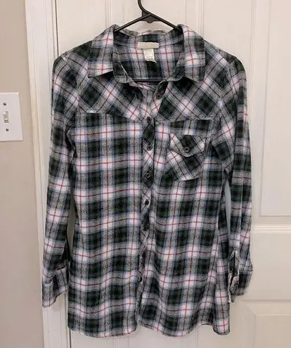 belle du jour Women’s Button Down Flannel