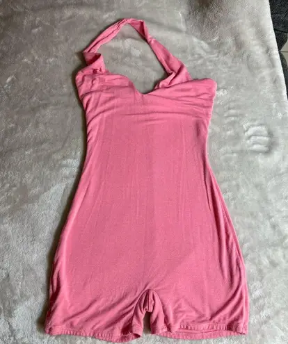 Baddieville Holly Halter Romper SZ:S