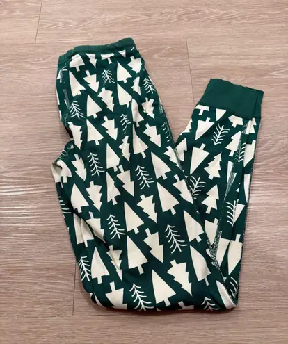 Hanna Andersson Women's Holiday Long John Pajama Pants Green Size XS